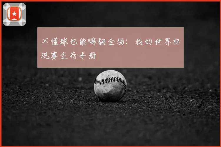 不懂球也能嗨翻全场：我的世界杯观赛生存手册