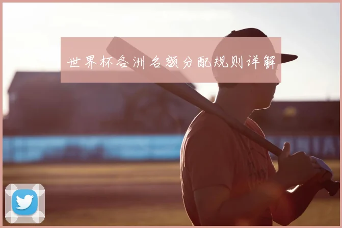 世界杯各洲名额分配规则详解