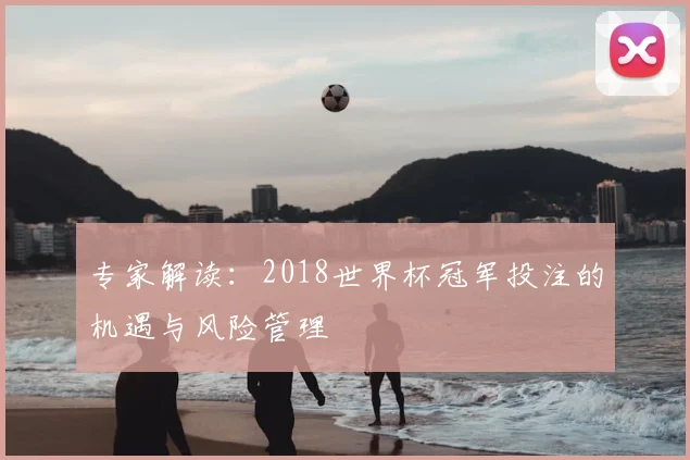 专家解读:2018世界杯冠军投注的机遇与风险管理