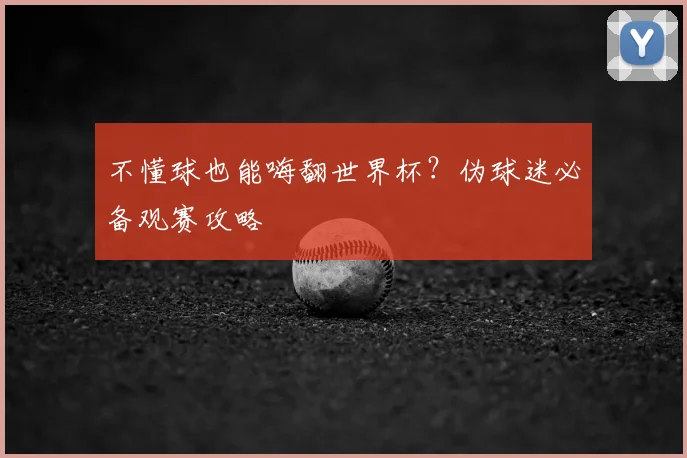 不懂球也能嗨翻世界杯？伪球迷必备观赛攻略